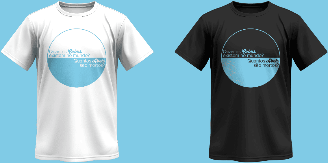 CAMISETA:&nbsp;CAIM E ABEL