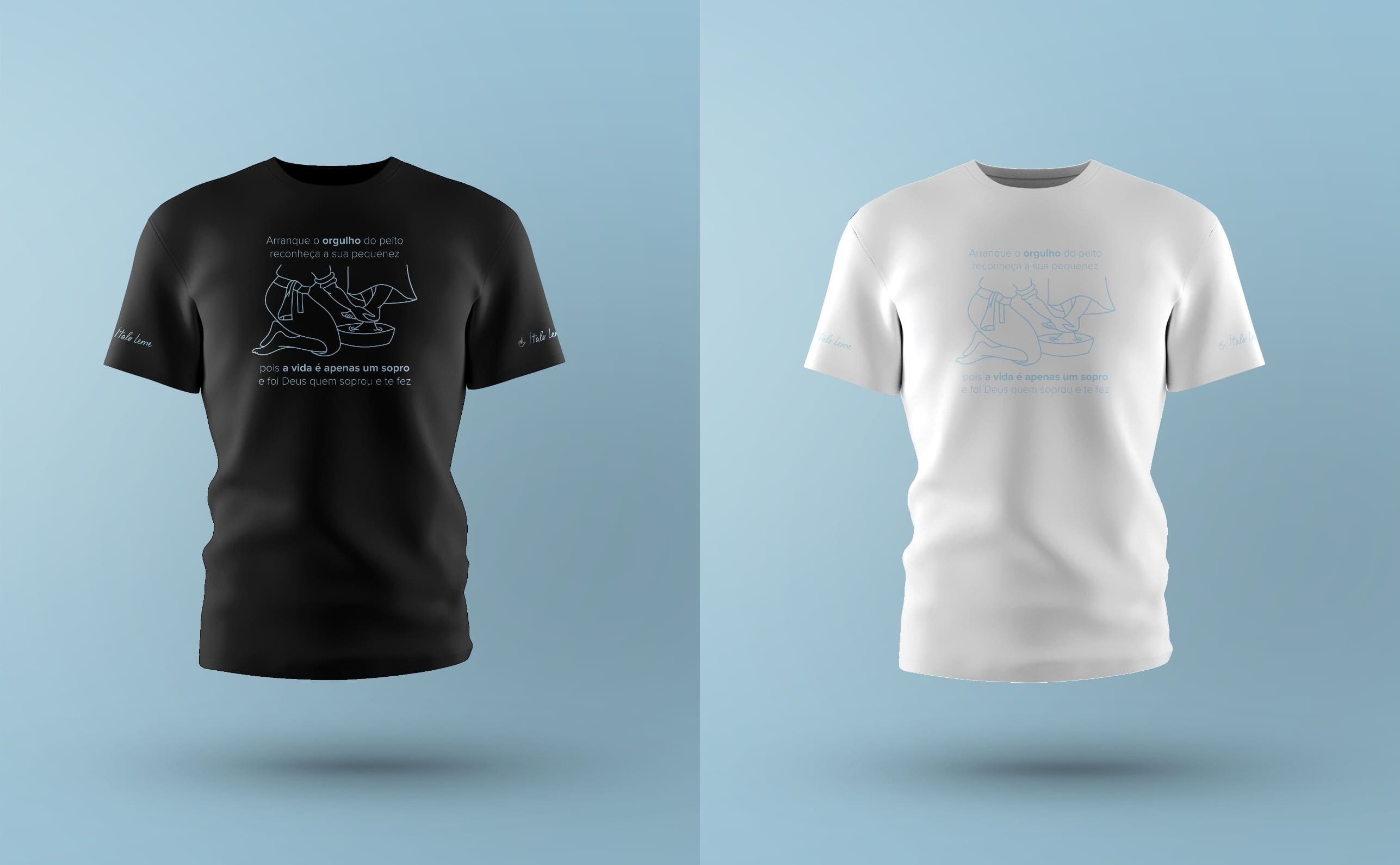 CAMISETA:&nbsp;&Eacute; APENAS UM SOPRO