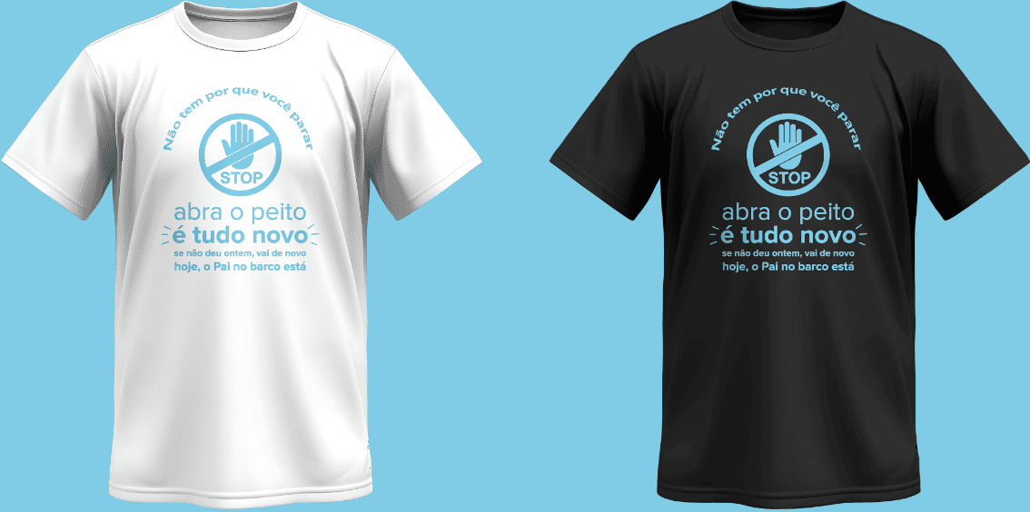CAMISETA:&nbsp;HOJE, O PAI NO BARCO EST&Aacute;