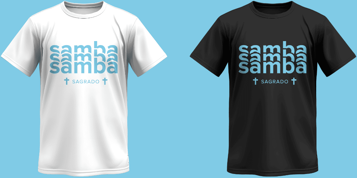 CAMISETA:&nbsp;SAMBA SAGRADO