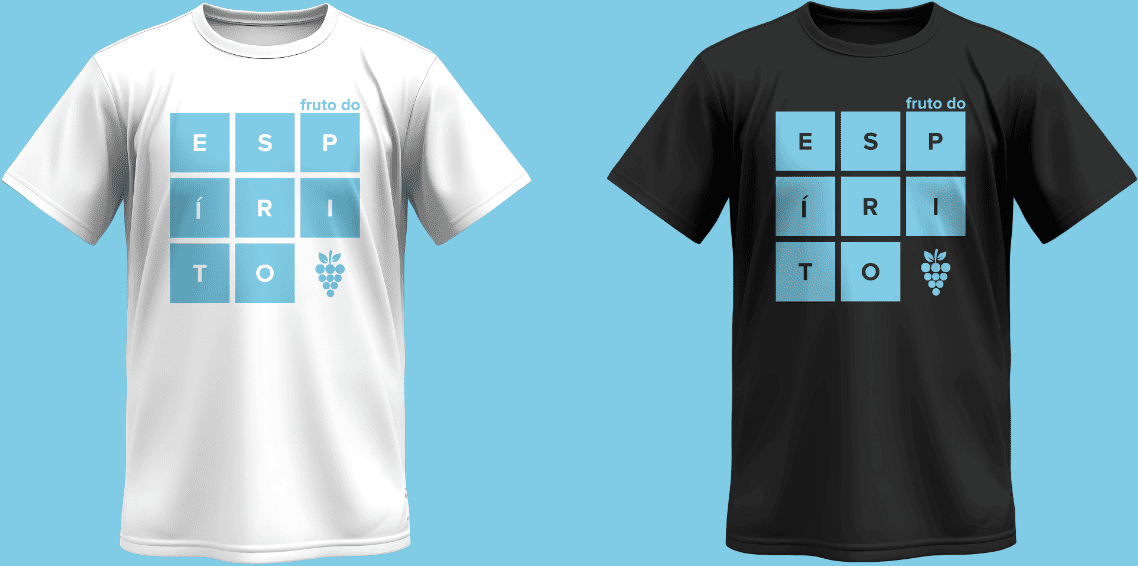 CAMISETA:&nbsp;FRUTO DO ESP&Iacute;RITO