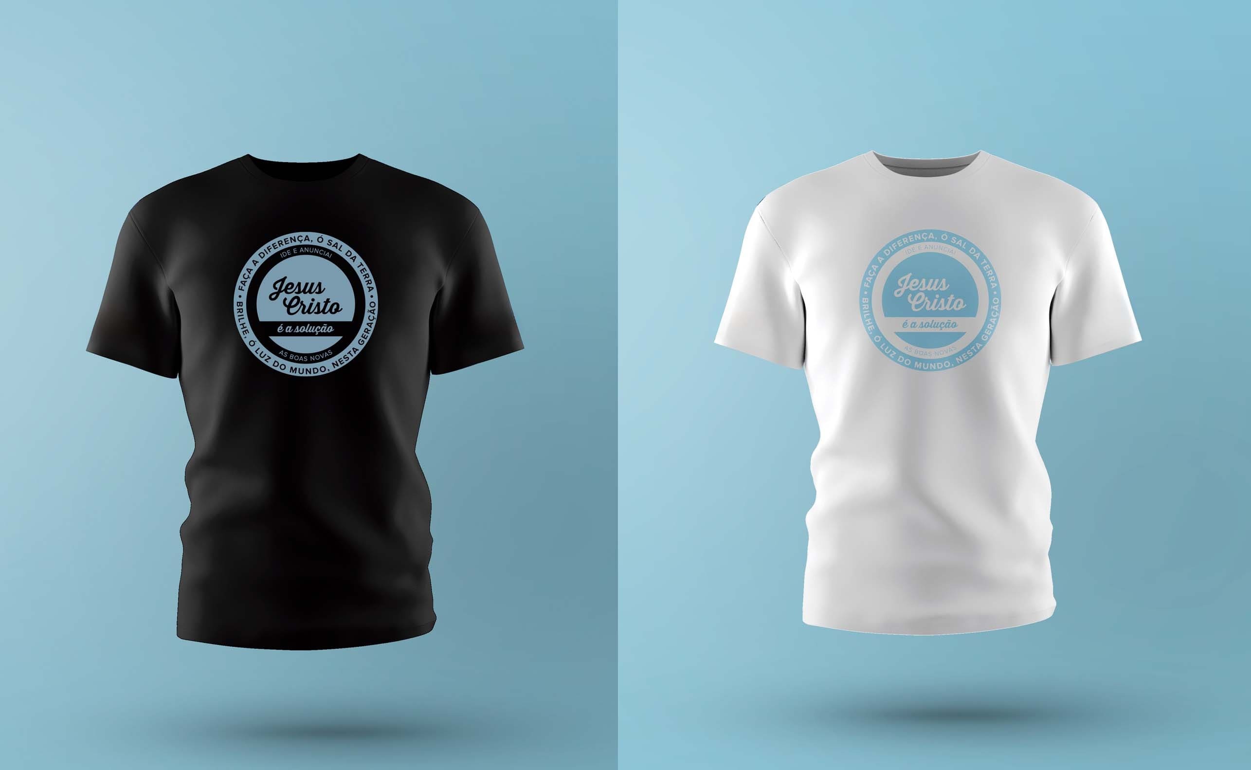 CAMISETA:&nbsp;JESUS CRISTO &Eacute; A SOLU&Ccedil;&Atilde;O&nbsp;