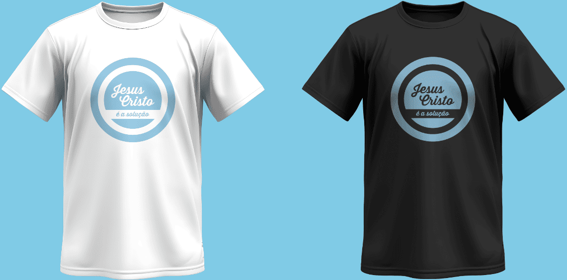 CAMISETA:&nbsp;JESUS CRISTO &Eacute; A SOLU&Ccedil;&Atilde;O&nbsp;